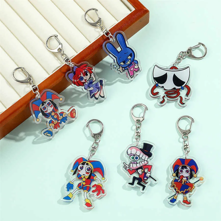 Animation Character Jewelry Scissor Seven Anime Keychain - Zinc