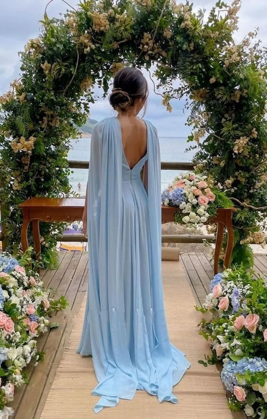 Chiffon summer wedding guest dresses hotsell