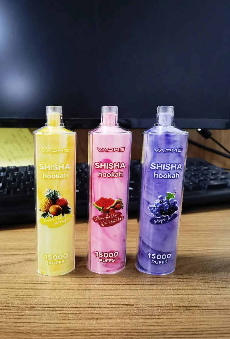 VAPME SHISHA Hookah 15000 Züge Einweg Vape Mesh Spule 650 MAh Typ C 25