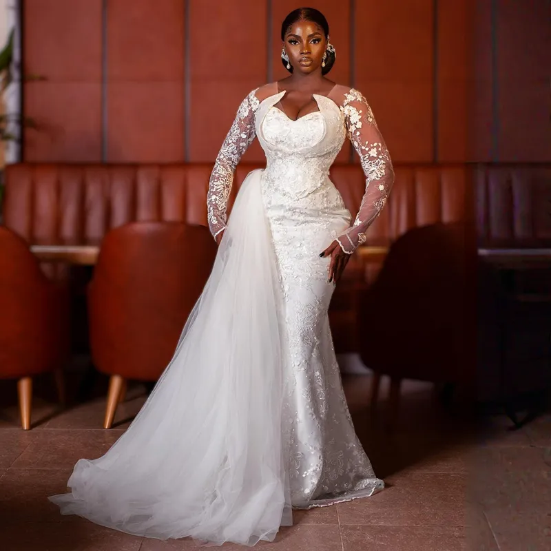 chinese dress ladies 2026 Bridal Dresses Chic Women's A-Line Off-The-Shoulder Sleeveless Floor-Length Formal Wedding Gowns with Feather & Chains, S / White main image 1