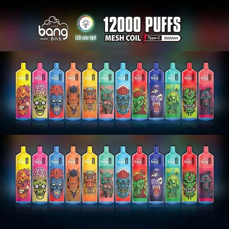 Scatola Originale Bang 12K Soffio Soffio 12000 Penna Vape Usa E Getta E scatola-originale-bang-12k-soffio-soffio-12000-penna-vape-usa-e-getta-e