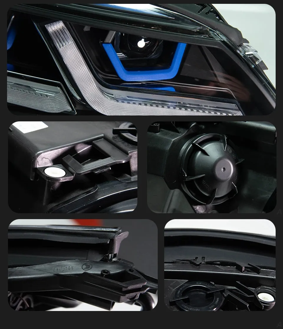 Car Head Light For BMW E60 LED Daytime Running Headlight 2003 2010 DRL