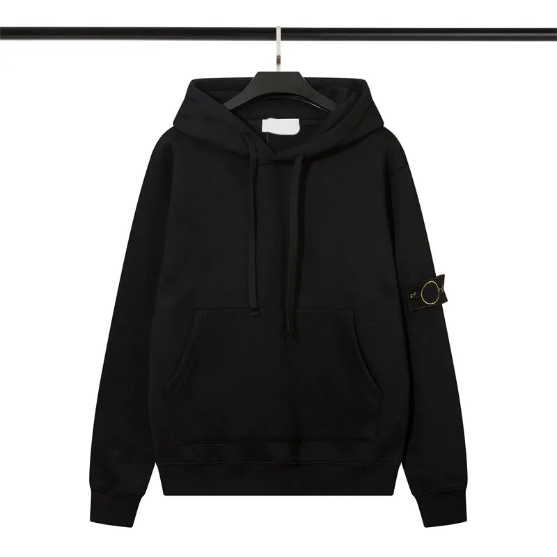 Men Stones Islands Sweatshirt Jumper Add Fleece To Thicken Hoodie Long Sleeve Pullover Women Casual Couple Loose Embroidered Armband Hoody High Quality Size M XXL From 48 89 DHgate