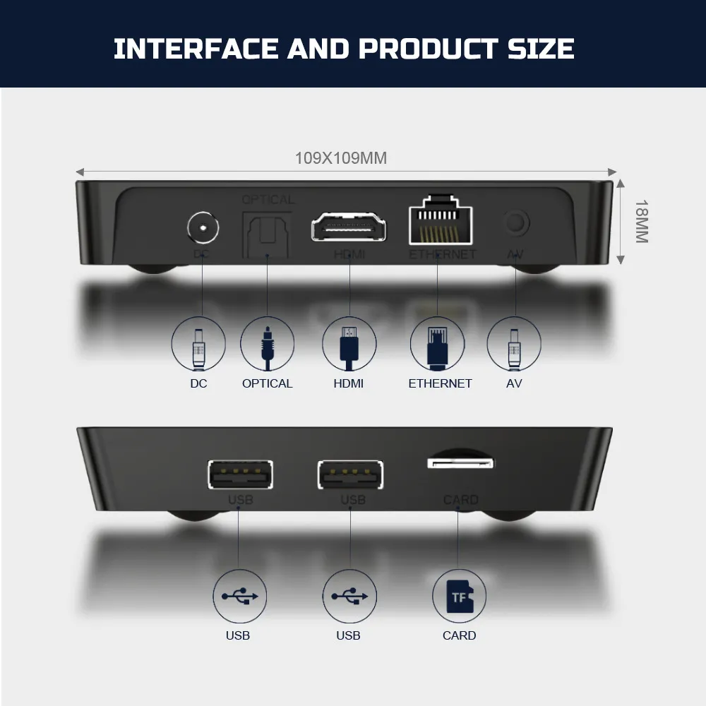 Original X96Q PRO Set Top Box Android 10.0 Allwinner H313 1GB 8GB / 2GB 16GB 2.4G WiFi 4K HD Smart Media Player TV Box