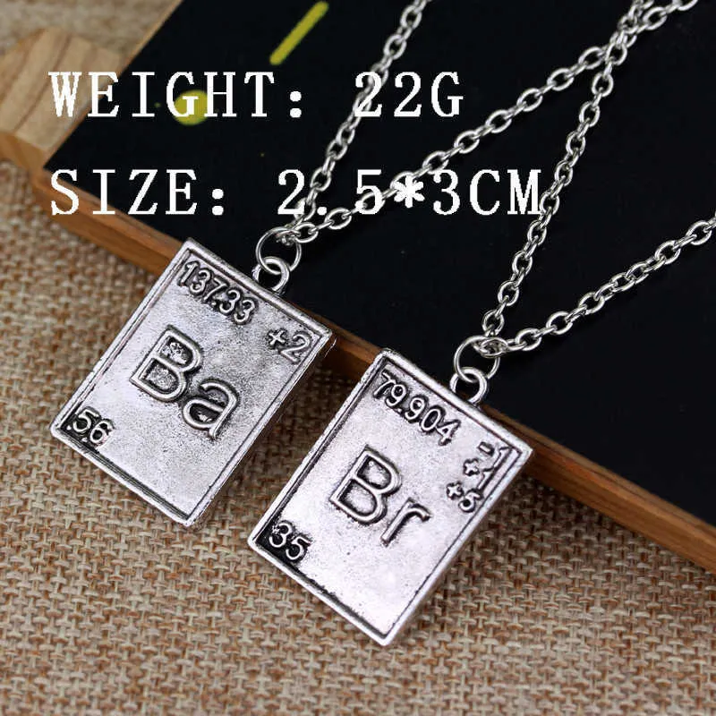 Chemical symbol deals necklace