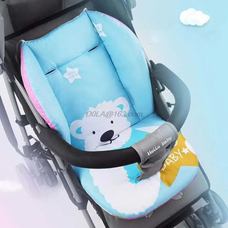 Coussin De Siège Universel Pour Poussette Et Siège Auto Bébé - Double Face Polaire/Maille - 58x38 Cm - 11