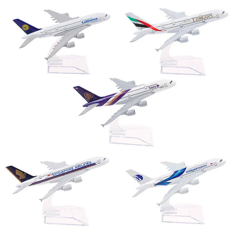 Amazon.co.jp: 合金ダイキャスト飛行機モデル A380 金属航空機
