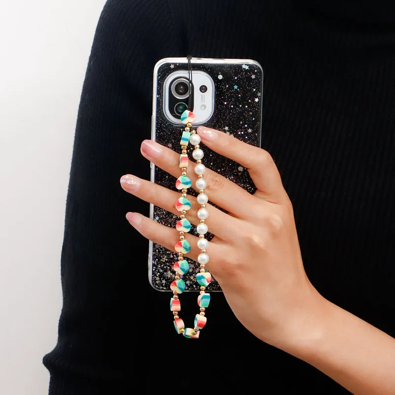 Women's Wrist Strap Keychain Phone Case DIY Accessories Decorative
