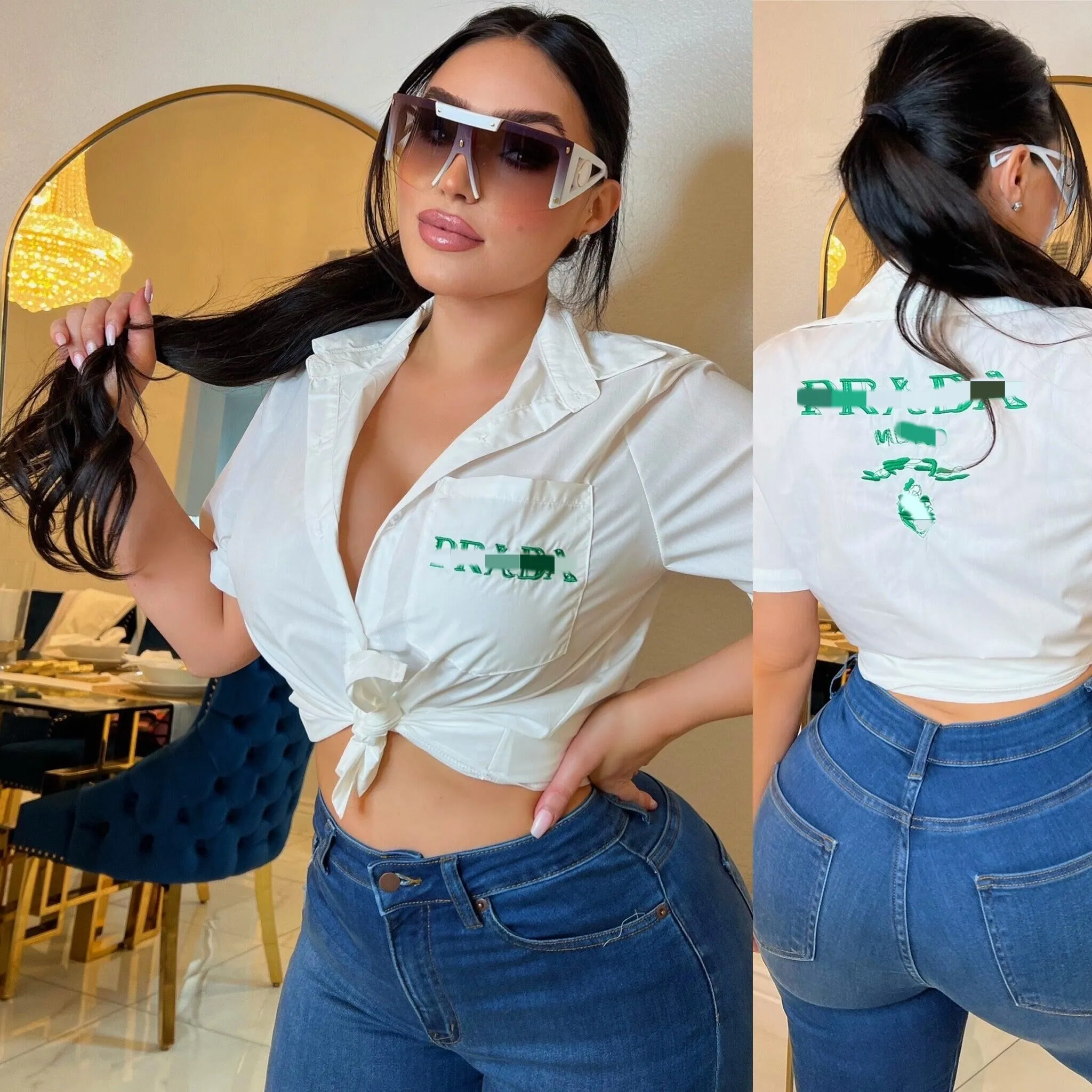 Top De Manga Corta Impresa Para Mujeres Casual: Blusa De Verano Liviana Para  Ropa Diaria De 15,7 € | DHgate, image size:2048x2048