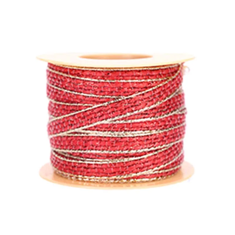 ROULEAUX DE JUTE Jute Ruban Hessois Avec Dentelle 5 M Pour Décoration De Mariag EUR 7,51