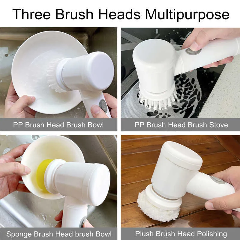 Professional Wireless Electric Kitchen Sink Cleaning Brush For Kitchen,  Bathtub, And Tile Energy Efficient And Labor Saving From  Alpha_officialstore, $4.42