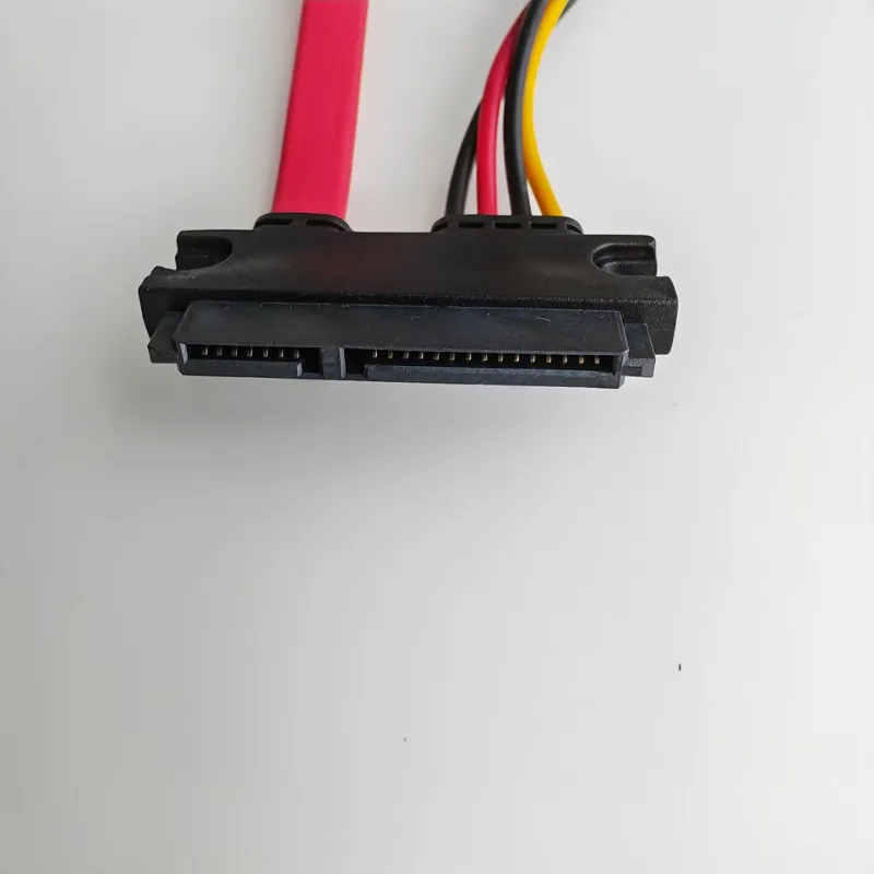 SATAハードドライブケーブル 7pin SATAデータ4pin FDDフロッピー