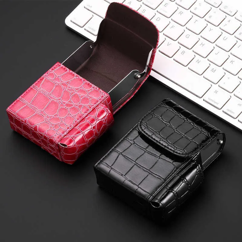 Cigarette Case With Lighter: Leather 20 Cigarette... From Belylin, $4.66