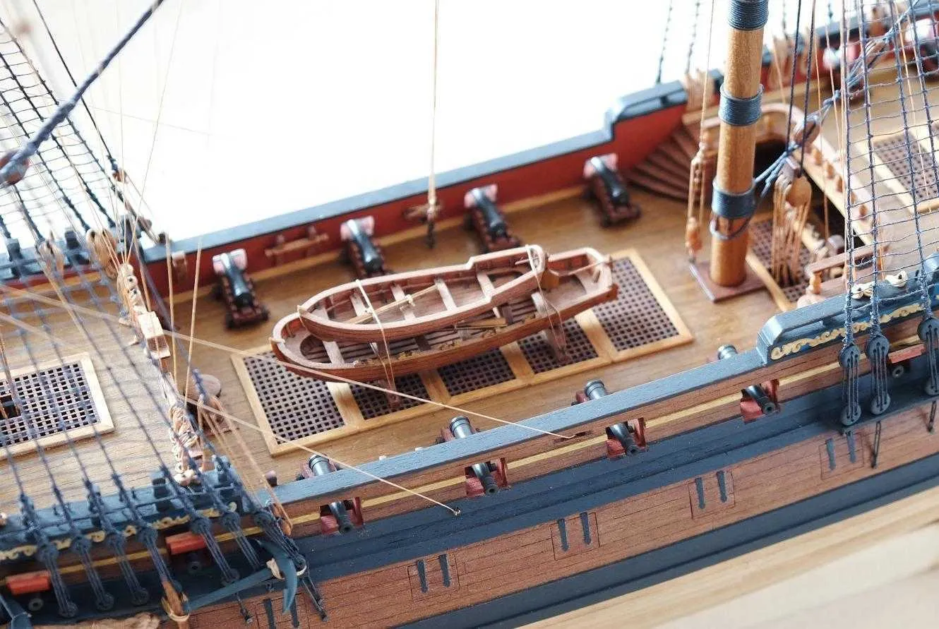 Guanan Modèle de voilier, modèles de bateau en bois, kit de modélisme de bateau, décoration de modélisme, kit de construction en bois, modèle phare en bois, jouet pour enfants (400 x 150