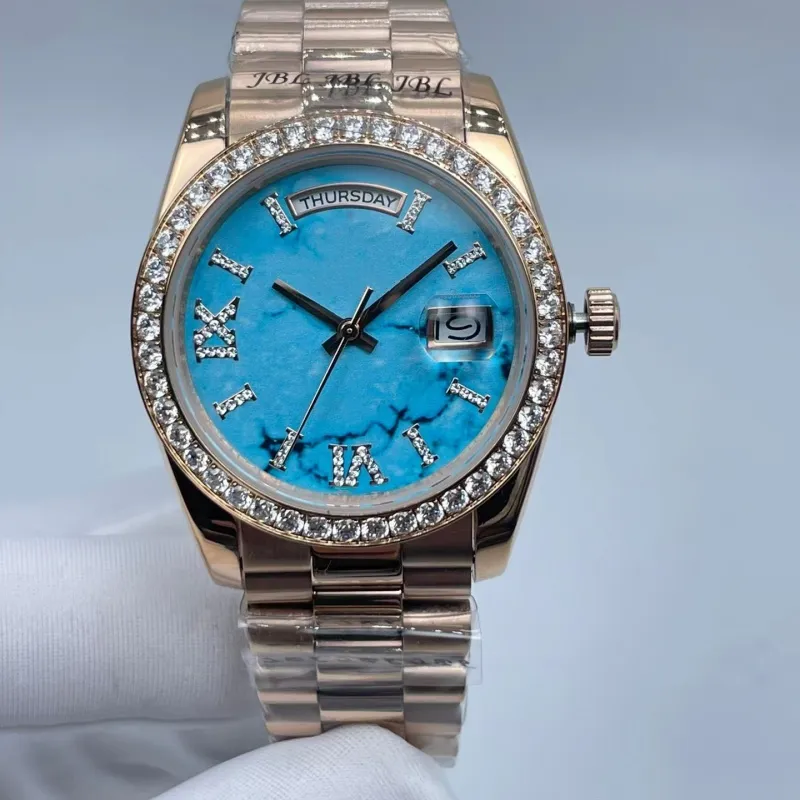 36mm Automatic Watch: Luxury Ladies Timepiece With Diamond  display picture 3