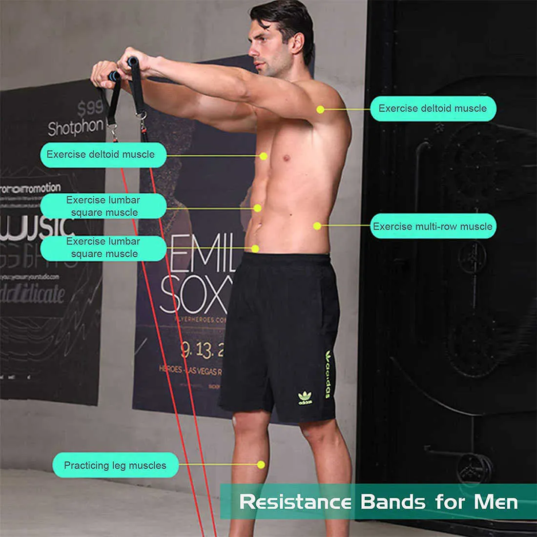 Heroic gym bands clearance