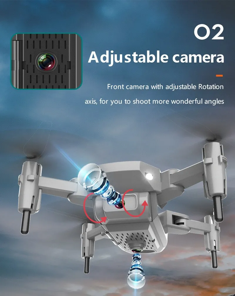 Professional Foldable Mini Drone  With 4K Camera, Wide Angle Design,  Long Range Video, 2MP, WiFi FPV, 3D Video Capability, Height Keeping, And  RC Quadcopter Perfect Gift Toy From Anica, $36.23