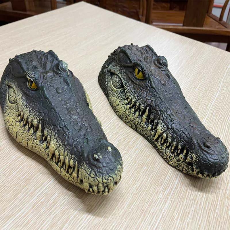 Tête De Crocodile Flottante Réaliste Rehomy – Protection Et Décoration Pour Étang, Bassin Ou Piscine, Effet Effrayant Pour Chasser Les Oiseaux !