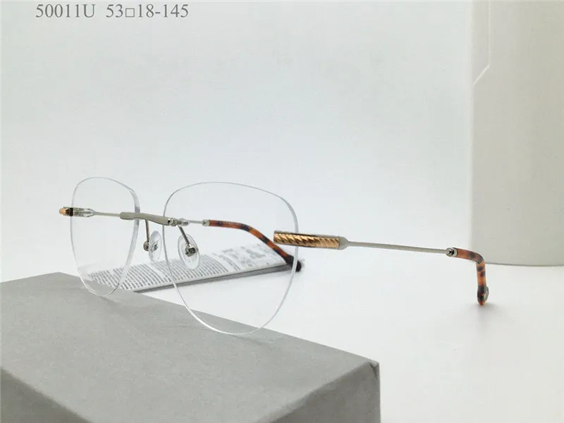 Vintage Rimless Pilot Frame Optical Glasses Business Fashion Avant Garde Decorative Cheap Eyewear Frames 50011U From Zzq6757 44.84 DHgate.Com