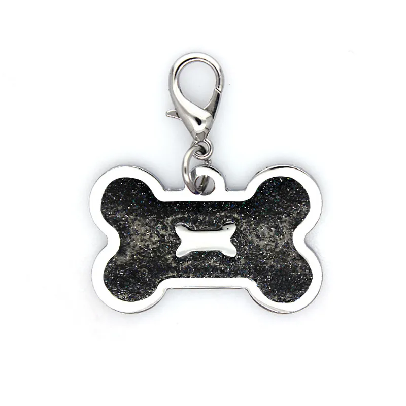 Silver Bone Dog Tag Deluxe Bone Pet Tag Custom Jewellery From The