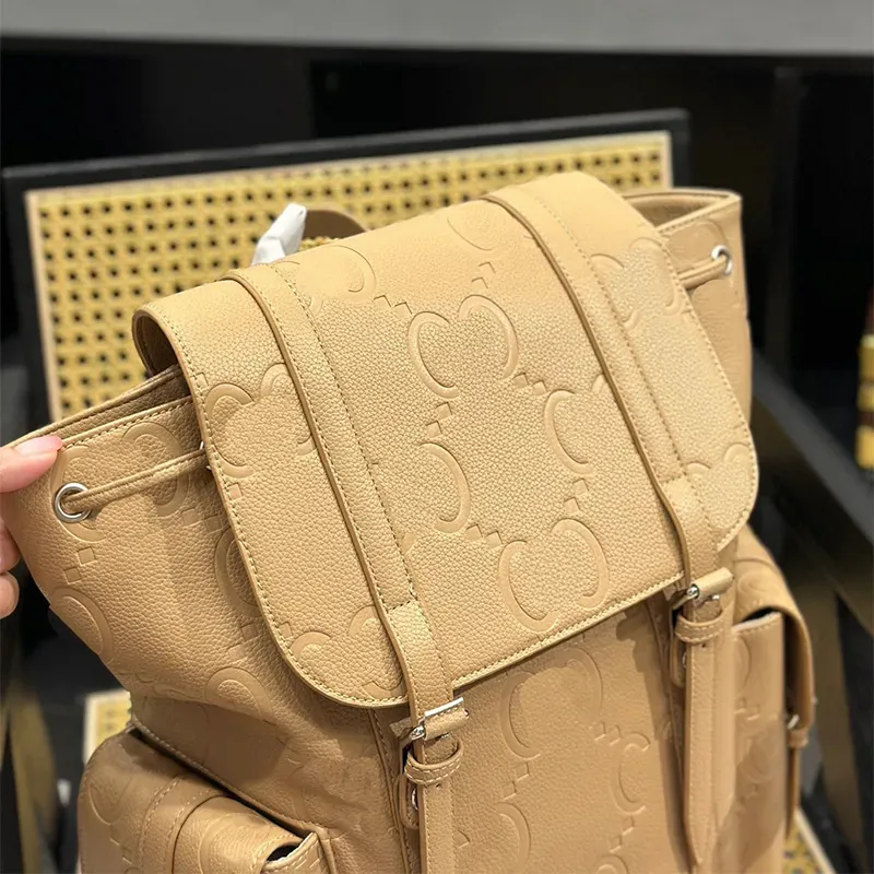 Designer Leather Backpack Black Bag Luxury Totes Handbag Womens Mens Schoolbag Yellow Backpacks Fashion Jumbo Bags Letter Knapsack Lady Travel Bag 237133D From 54 52 DHgate