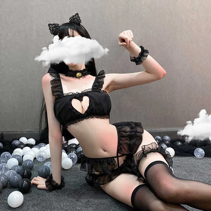 Cat costume lingerie top