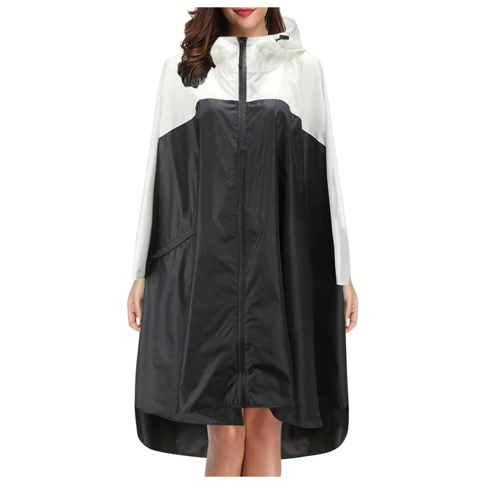 Fashion Lightweight Rain Coat Dot Print Windbreak Waterproof Raincoat Women Poncho Outdoor Travel Hiking Portable Thin Raincoats L230620
