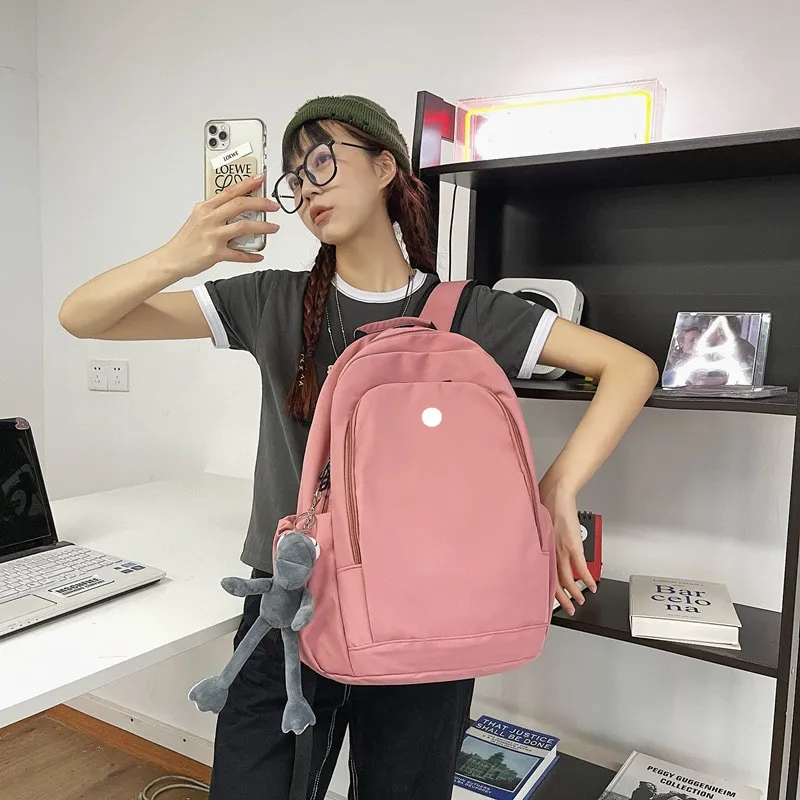LL-127 Women Bags Laptop Backpacks Gym Outdoor Sports Travel Casual Students School Shoulder Bag Waterproof Backpack Knapsack Packsack Rucksack
