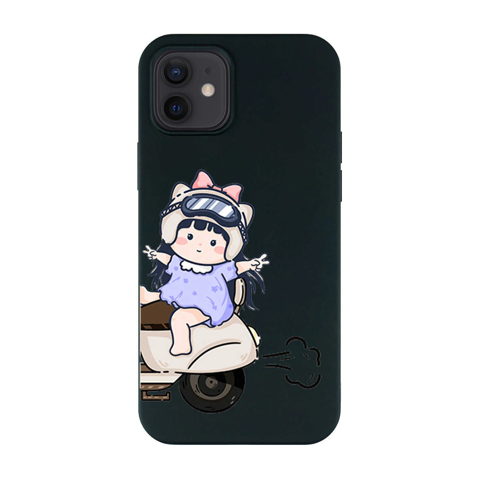 Мотоцикл Девочка Мальчика Для Пары Телефона Для IPhone 13 12 11 Pro Max XS  Max XR Mini SE 7 8 Plus Cartoon Silicon Soft Cover Fundas L230619 От  Baofu010, 1 523 руб. | DHgate