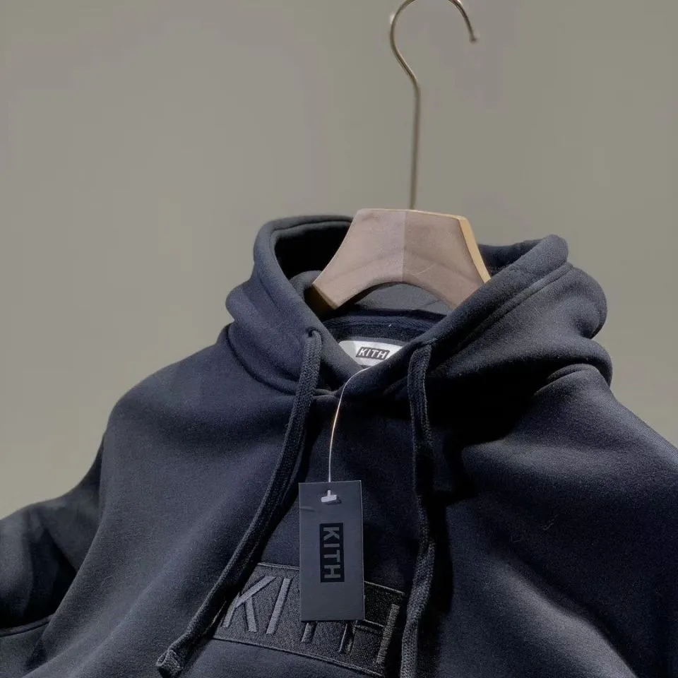 Kith box deals logo hoodie