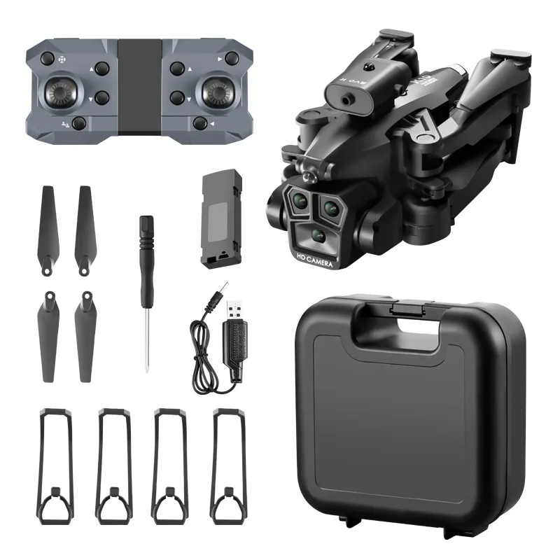 Professional K10 Max Drone 4K HD Three Camera Four-way Obstacle Avoidance Optical Flow Positioning Foldable Quadcopter FPV Drone K10Max