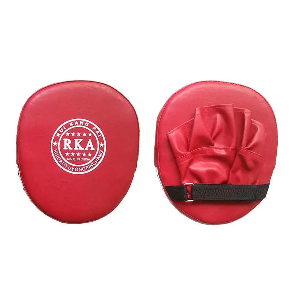 Protective Gear 2022 New Boxing Gloves Pads for Muay Thai Kick Boxing MMA Training PU Foam Boxer Target Pad Taekwondo Equipment HKD230718