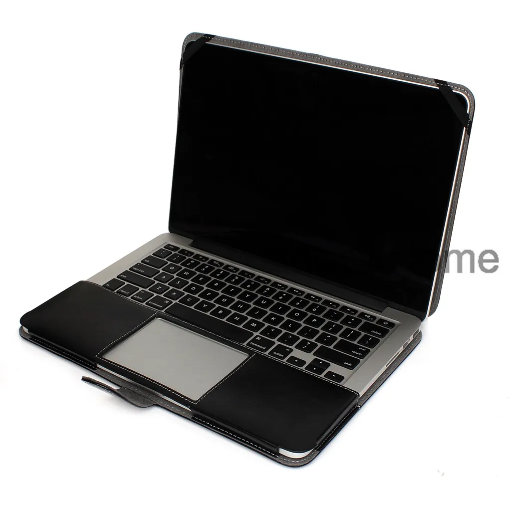 Slim Pu Leather Macbook Air Pro Folio Case Cover Cover 12 13 15 16 2024