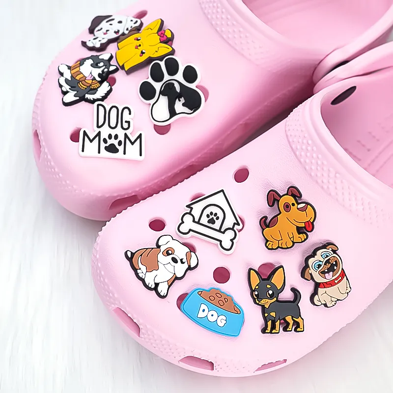 Shoe Buckle Wholesale Crocs Charms Dog Lover Shoe Charms Corgi