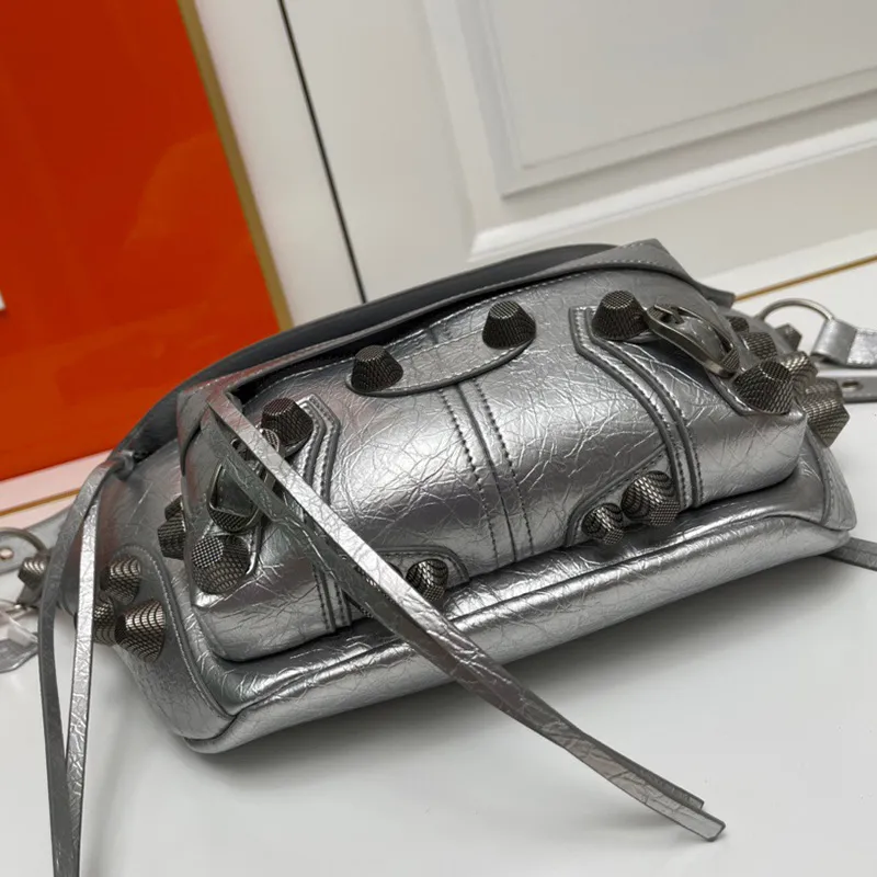 Mens Leather Fanny Pack, Designer Belt Bag With Aged Silver Mens Leather Fanny Pack, Designer Belt Bag With Aged Silver