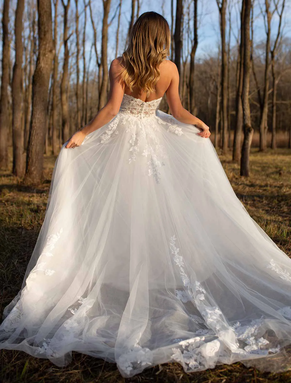 chinese dress ladies Romantic Floral Lace A-Line Wedding Gown main image 0