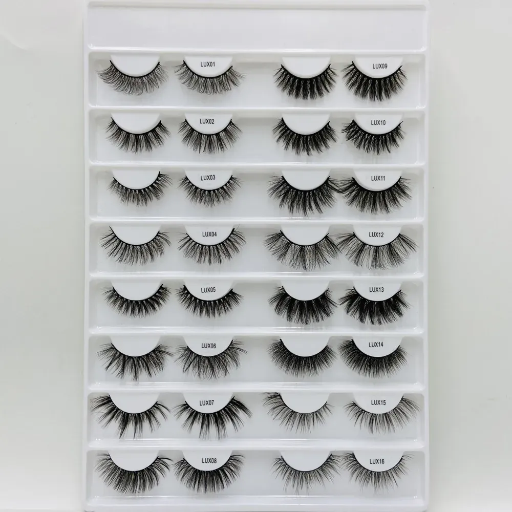 New 3D Eyelashes Lashes False Eyelashes Cruelty Soft Natural Short