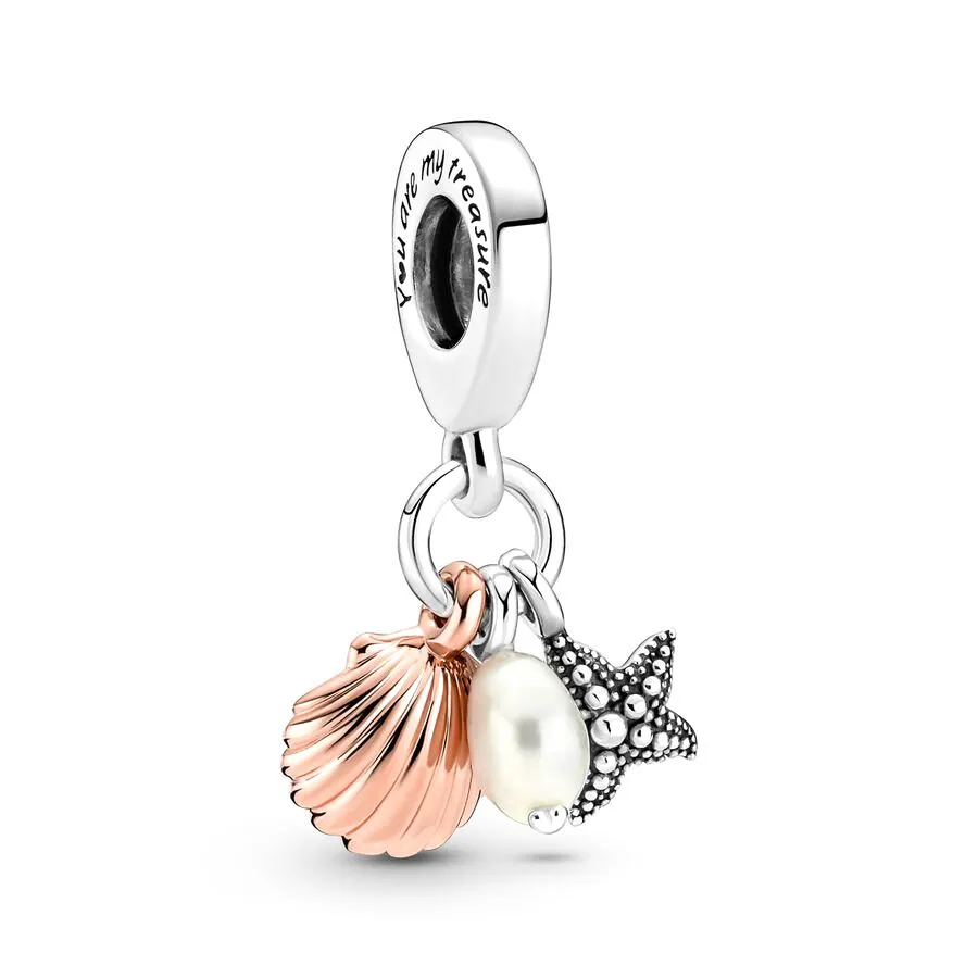 Pink 925 Silver Pandora Charm Sets Sale Original Fish
