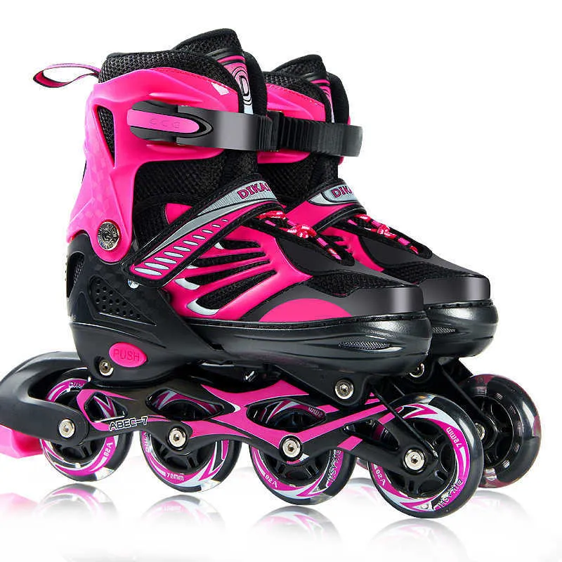 Roller Skates for Girls Boys and Kids, 4 Size Adjustable Toddler Roller  Skates