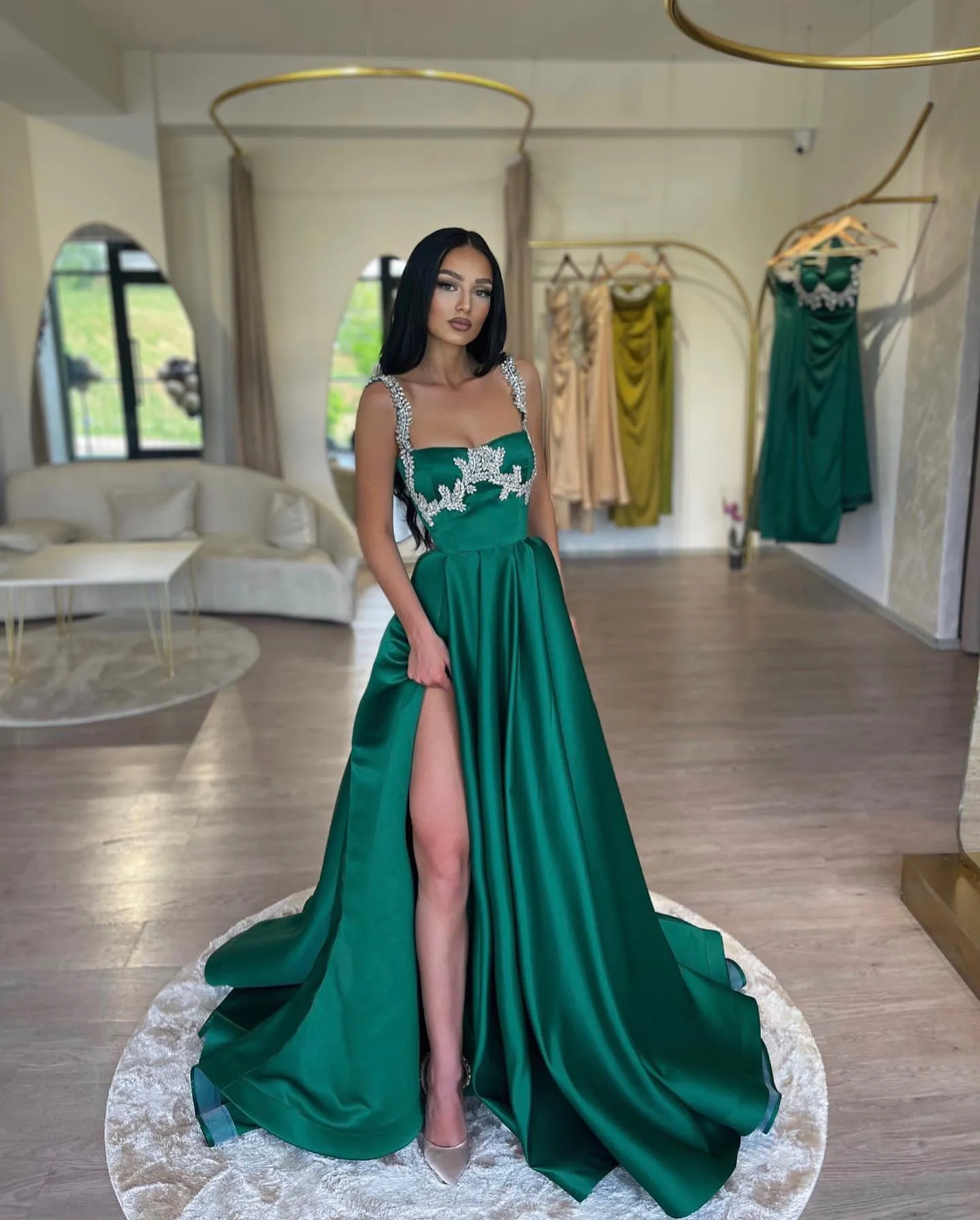 womens dresses green