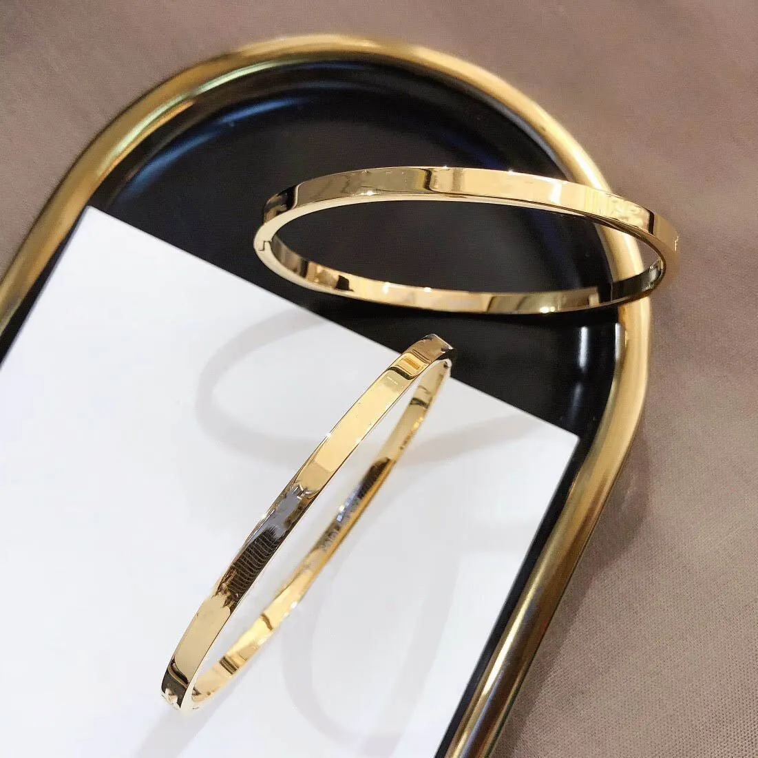 Gold plated 65mm golf bangle Gold plated 65mm golf bangle