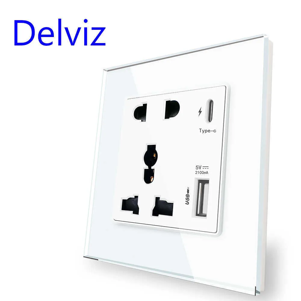 DHgate.com:Delviz Smart Power Plug: Type-C Port Socket, 18W Fast ...