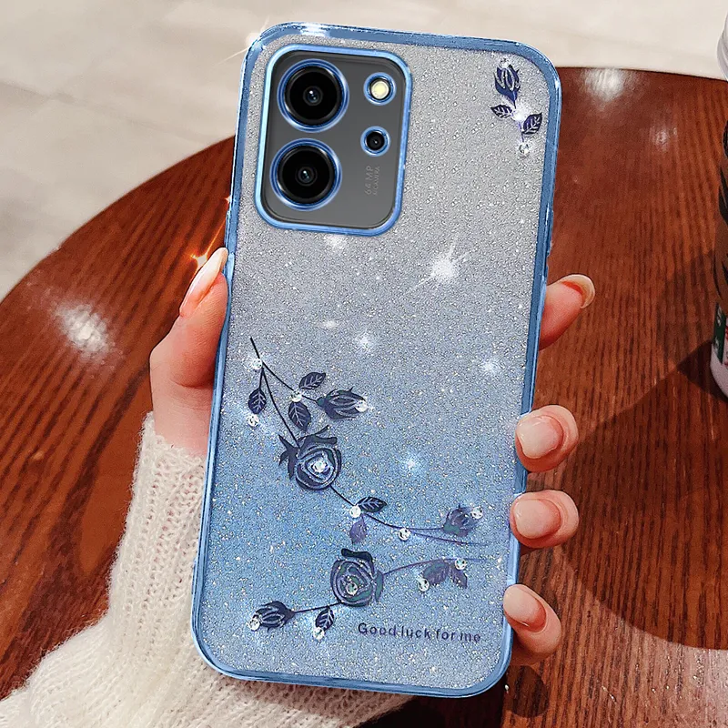 Crystal Glitter Flower Bling Diamond A21s Phone Case S23 FE