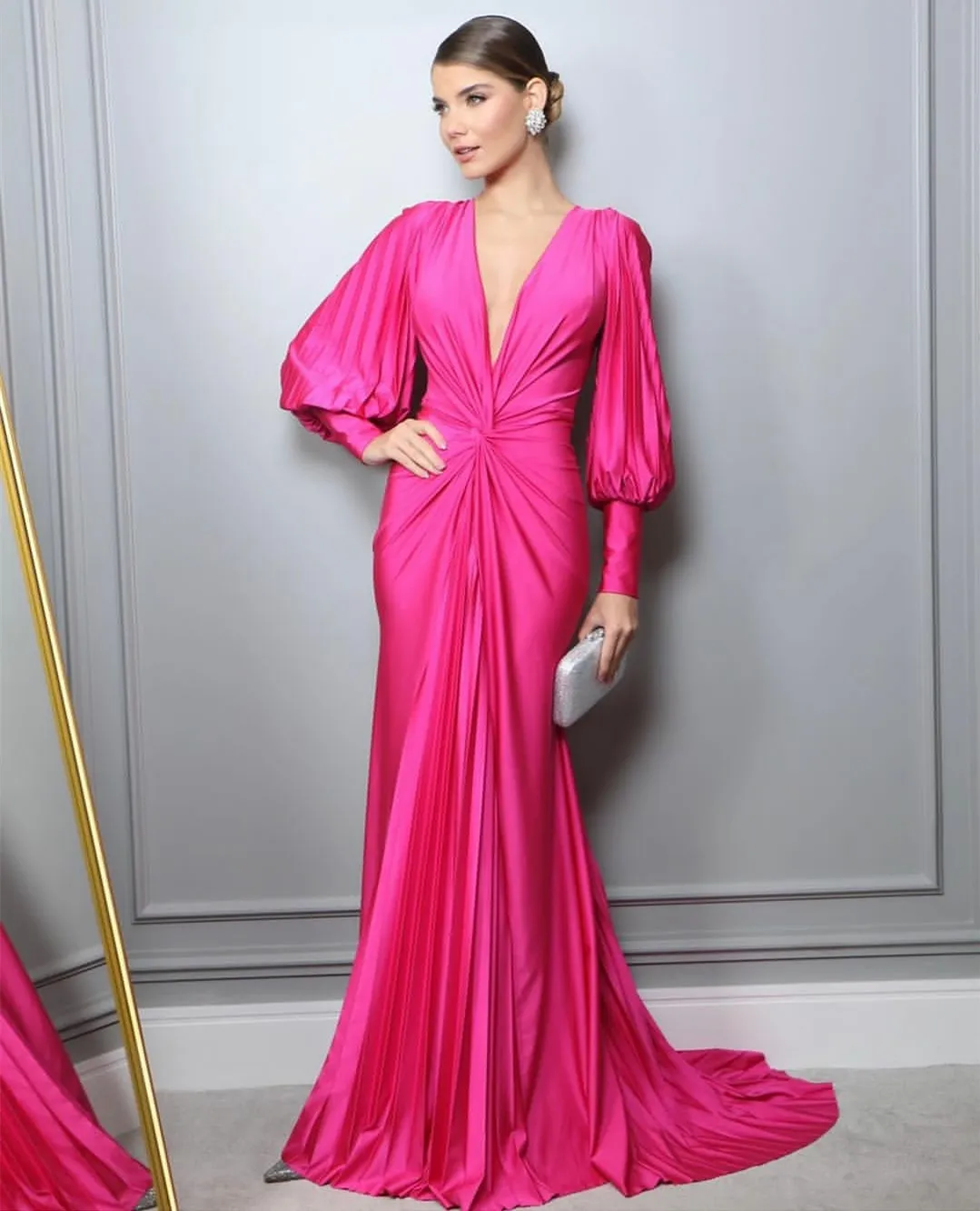 brazilian evening dresses Long Spaghetti Straps Evening Dress by LaDivine C142 main image 0