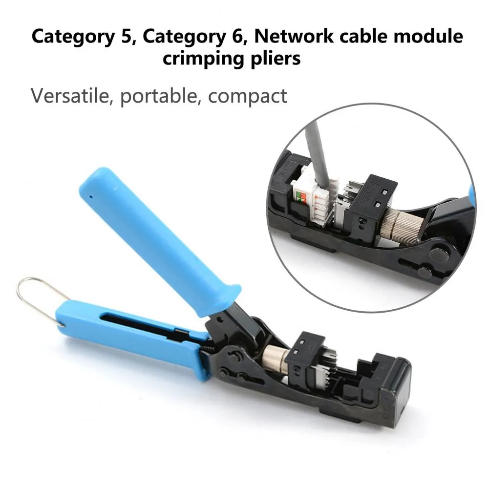 RJ45 Wirecutter Router Network Module Termination Crimping Tool For UTP