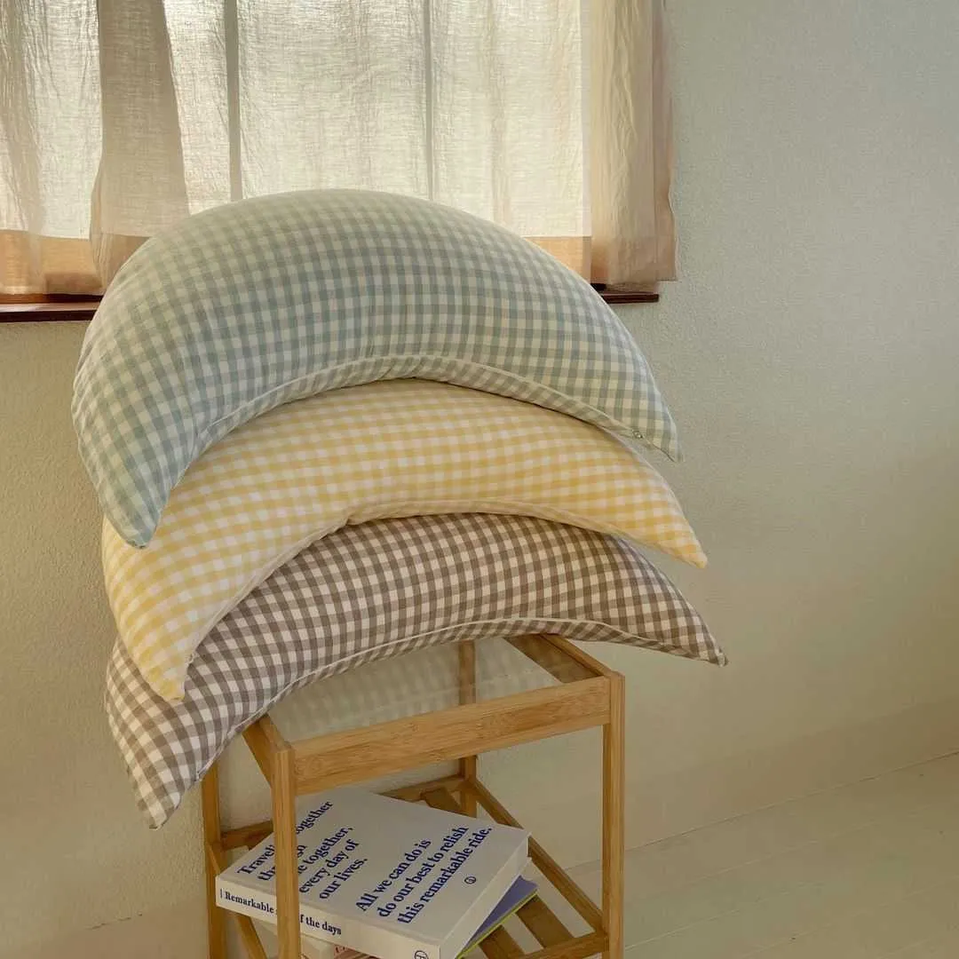Almohada con forma de Luna para bebé recién nacido, cuna, parachoques,  decoración de habitación para mujeres embarazadas - AliExpress