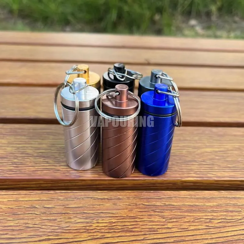 Colorful Aluminium Snuff Snorter Kit: Telescopic Portable Stash Case ...