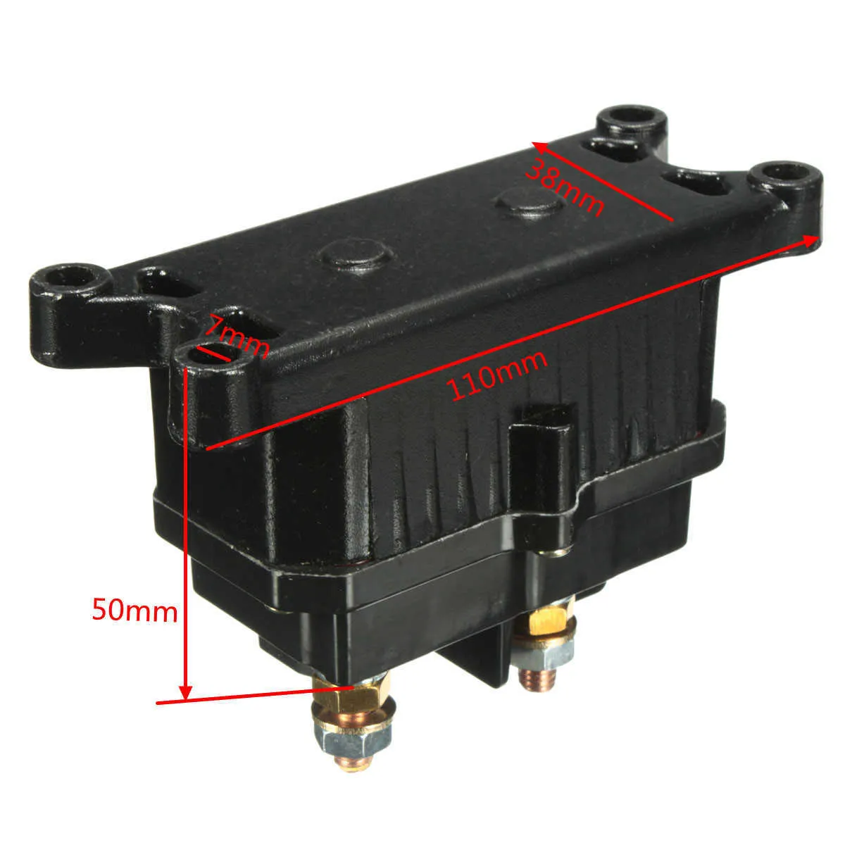 thumbnail interactive-video image 1 of Mad Dog ATV/UTV Winch Solenoid Relay With Rocker Switch - Universal Winch Contactor 1 of 3