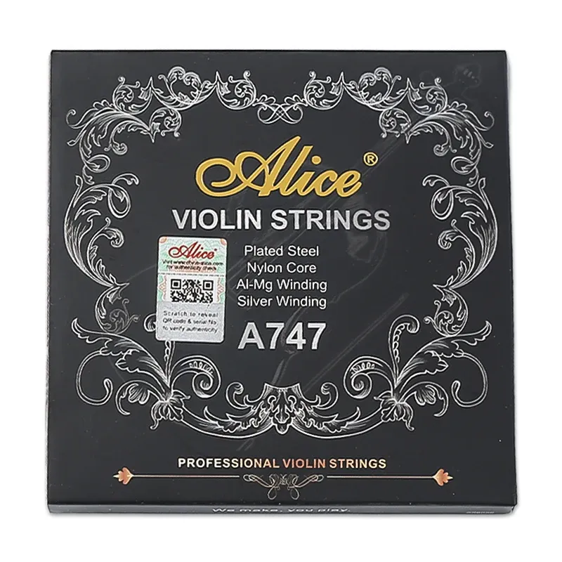 Universal Nylon Core Alloy Windings For A747 Violin Alice Strings Fits