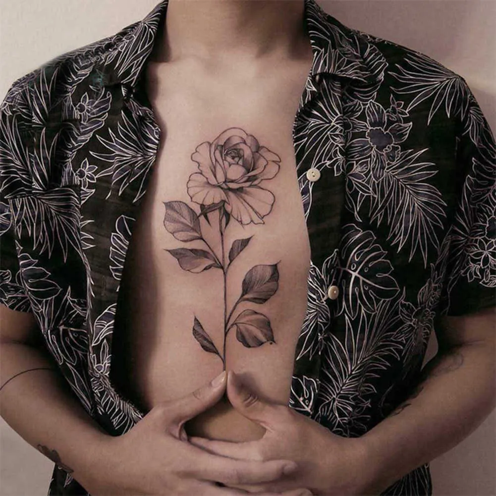 Realistische Tijdelijke Tatoeages, Kleurrijke Pioen Bloemen Tijdelijke  Tattoo Voor Vrouwen, Waterdichte Body Art Stickers Voor Arm, Pols En Mouwen  1 Laken Van 3,26 € | DHgate, image size:1001x1001